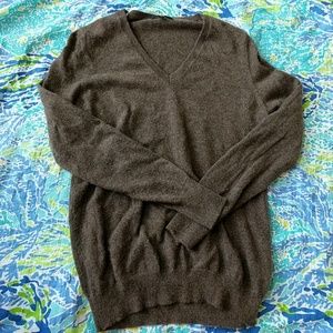 Uniqlo Brown Cashmere sweater, Large